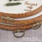 3 Pieces 6.7 Inch Embroidery Hoop Set Imitated Wood Display Frame Embroidery Hoops Circle Cross Stitch Hoop Ring for Art Craft Sewing and Hanging Ornaments Decor